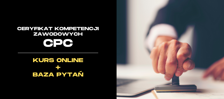 Certyfikat kompetencji zawodowej (CPC)